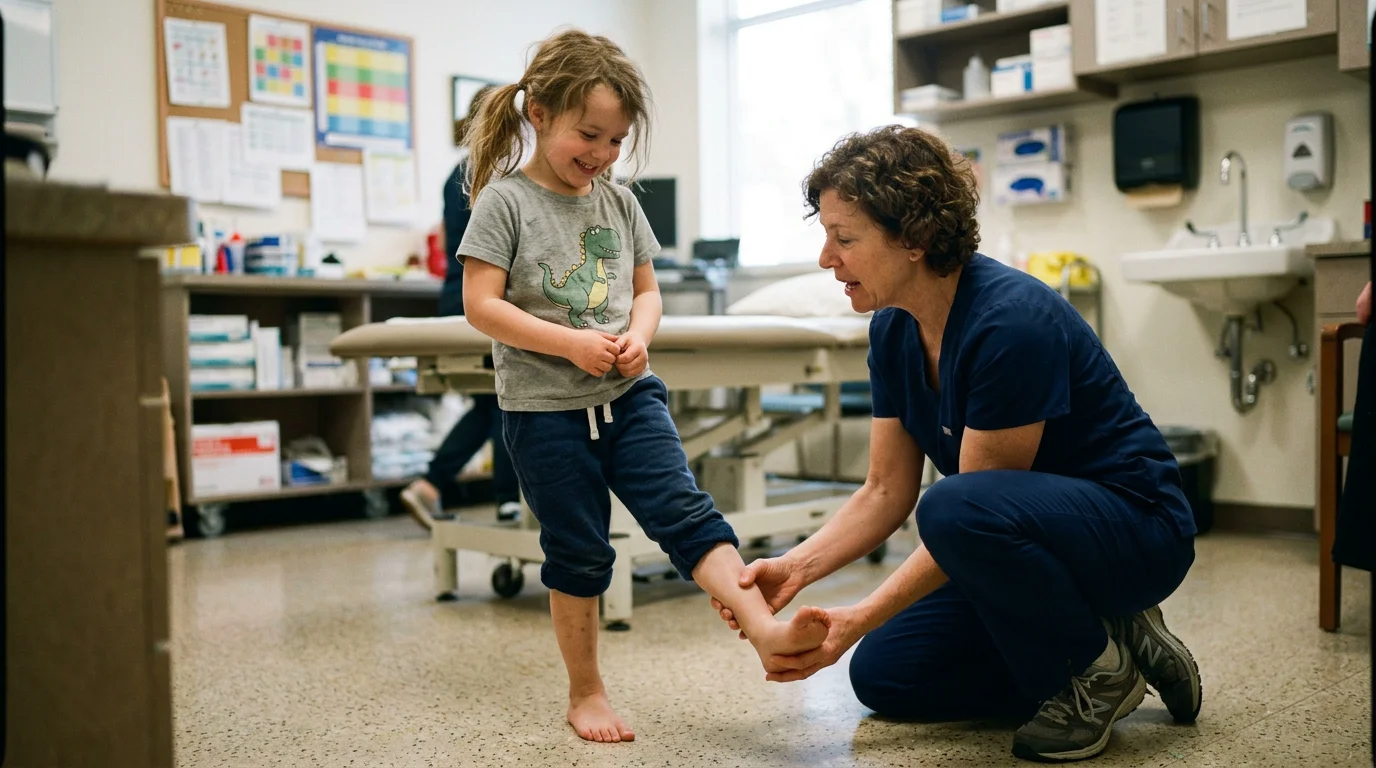 Çocuklarda düz taban değerlendirmesi